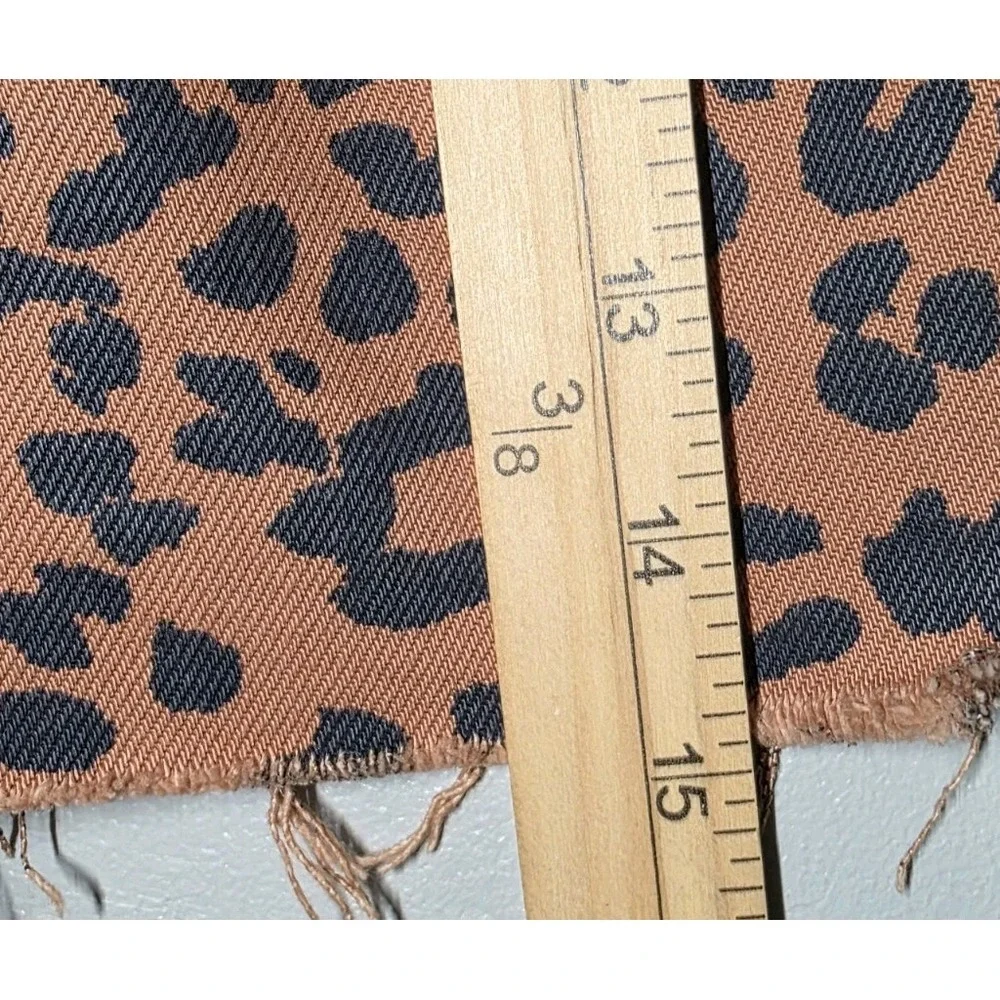 We The Free People Womens Size 27 Zip it‎ Up Leopard Print Mini Skirt